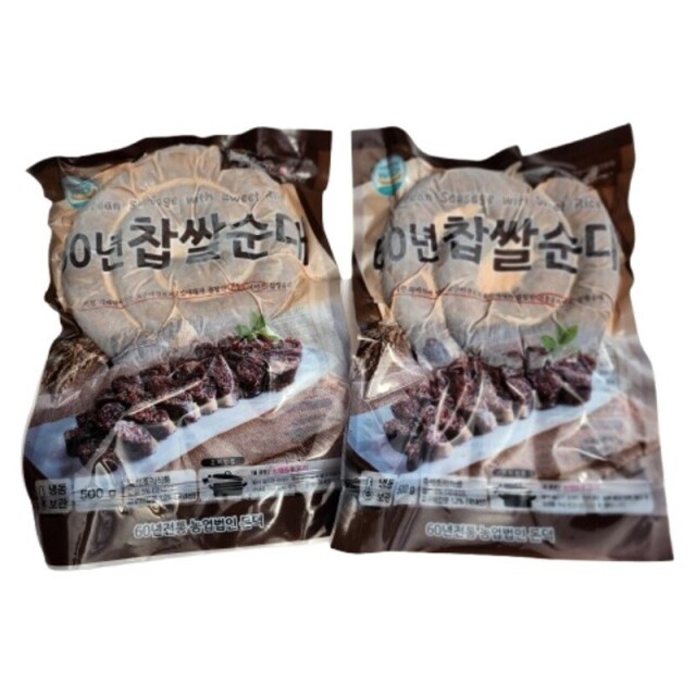 강원더몰,(특가라이브)돈덕한 60년 순대세트( 찹쌀순대 500g 2개+  매콤한 고구마 순대 500g 1개)